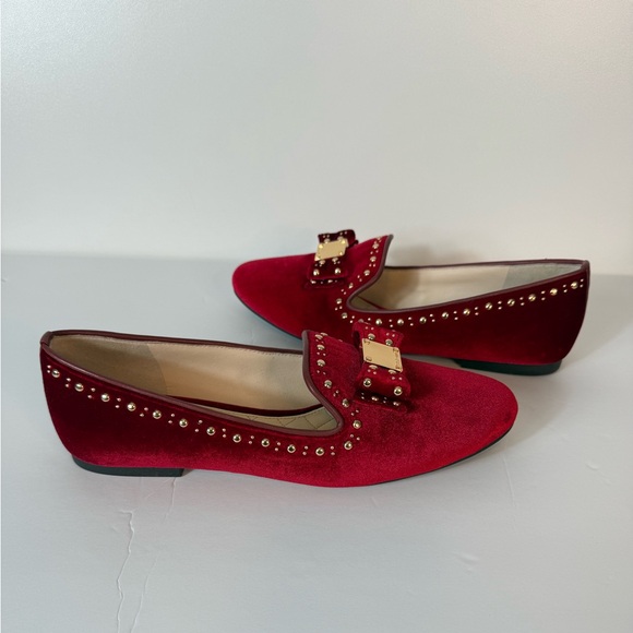 COLE HAAN Tali Bow Stud Loafers size 8 NWOT - Picture 2 of 10